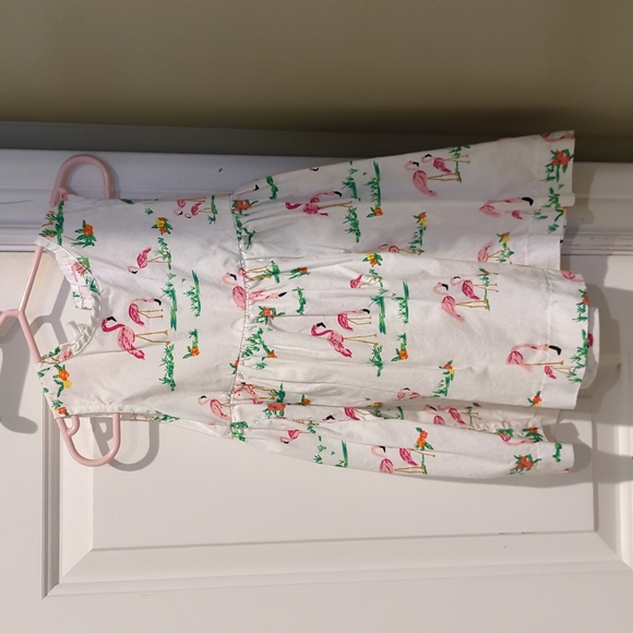 Smiling button girls dress, size 3 - Picture 1 of 3